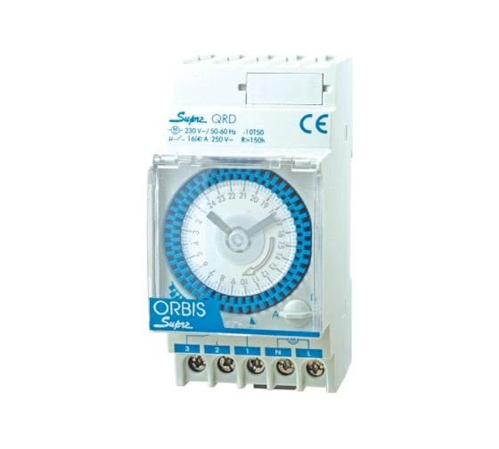 Реле времени модульное недельное Orbis SUPRA QRS OB290332N