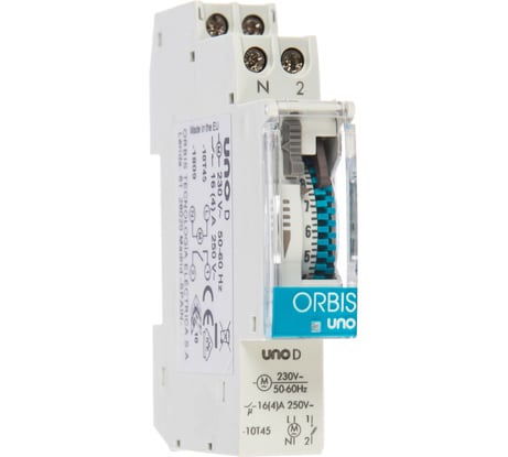 Реле времени модульное Orbis суточное UNO D OB400132