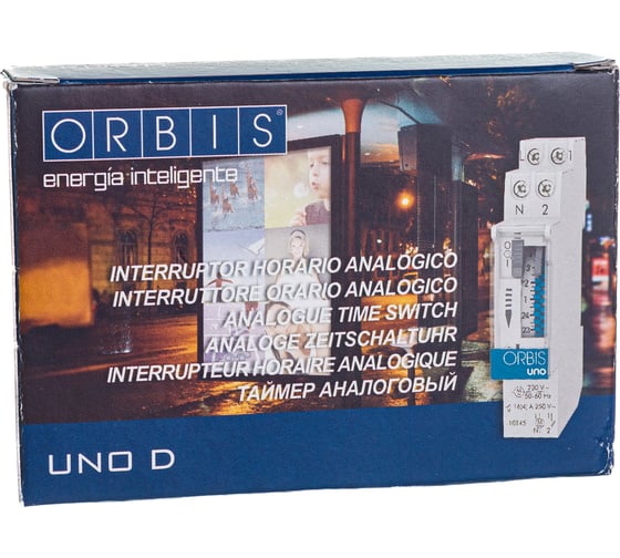 Реле времени модульное Orbis суточное UNO D OB400132