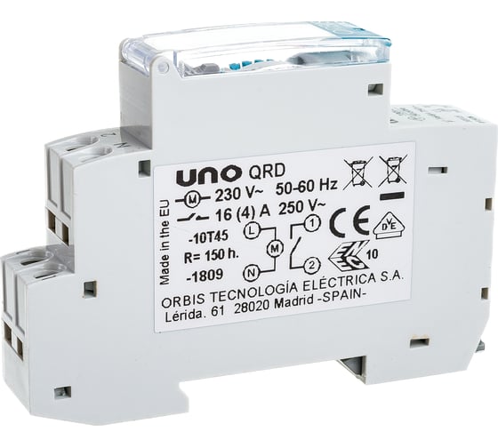 Реле времени модульное Orbis суточное UNO QRD OB400232