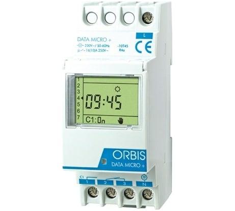 Реле времени цифровое Orbis DATA MICRO+ 1 канал OB172012N