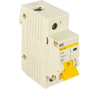Автоматический выключатель 1п C 10А ВА 47-100 10кА IEK MVA40-1-010-C 56801