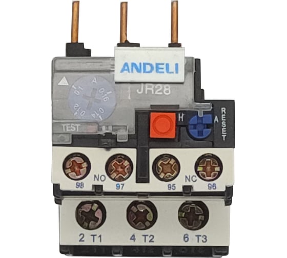 Тепловое реле ANDELI JR28-25 0.1-0.16a ADL09-001