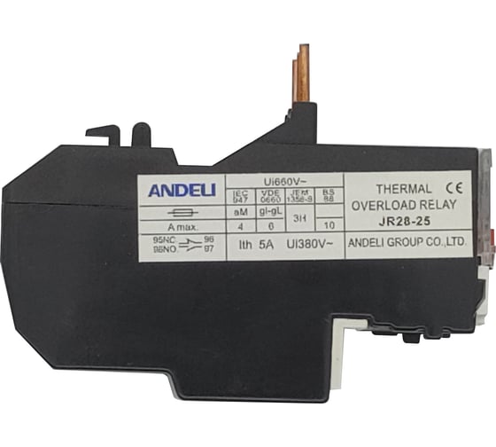 Тепловое реле ANDELI JR28-25 0.1-0.16a ADL09-001