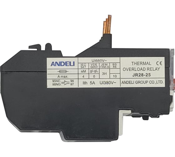 Тепловое реле ANDELI JR28-25 0.63-1a ADL09-005
