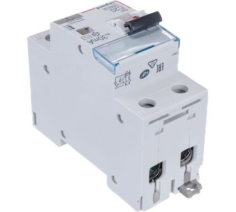 Автоматический выключатель дифференциального тока 1п+N 2мод. C 20A 30mA тип AC 6/10kA DX3 Legrand 411003 1009917