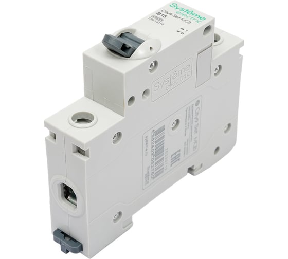 Автоматический выключатель Systeme Electric City9 set ав b 16а 1p 4.5ka 230в (ранее EZ9F14116) C9F14116