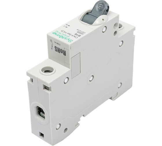 Автоматический выключатель Systeme Electric City9 set ав b 16а 1p 4.5ka 230в (ранее EZ9F14116) C9F14116