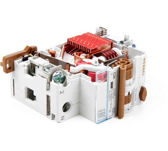 Дифференциальный автомат WERKEL 1p+n 25A 30mA 6kA C а a062570