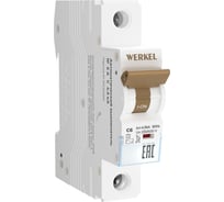Автоматический выключатель WERKEL 1p 6 a c 4,5 kа a062486