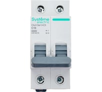 Автоматический выключатель Systeme Electric City9 set ав с 16а 2p 4.5ka 230в C9F34216