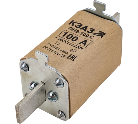 Плавкая вставка КЭАЗ ПН2 100 С 100А У3 110874