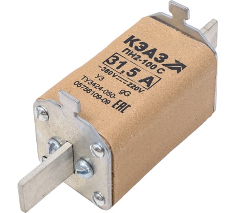 Плавкая вставка КЭАЗ ПН2 100 С 31.5А У3 120108