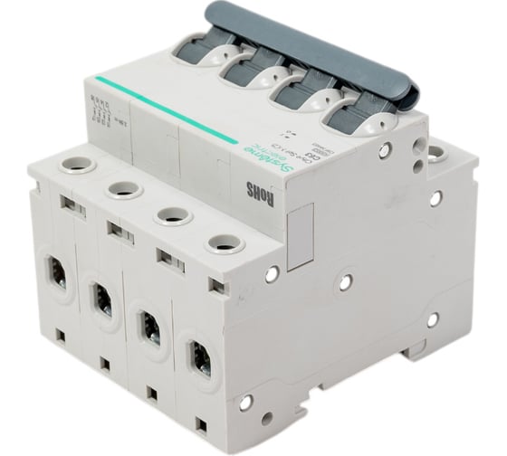 Автоматический выключатель Systeme Electric City9 set ав с 63а 4p 4.5ka 400в (ранее EZ9F34463) C9F34463