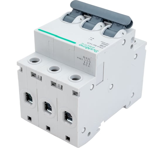 Автоматический выключатель Systeme Electric City9 set ав с 50а 3p 4.5ka 400в (ранее EZ9F34350) C9F34350