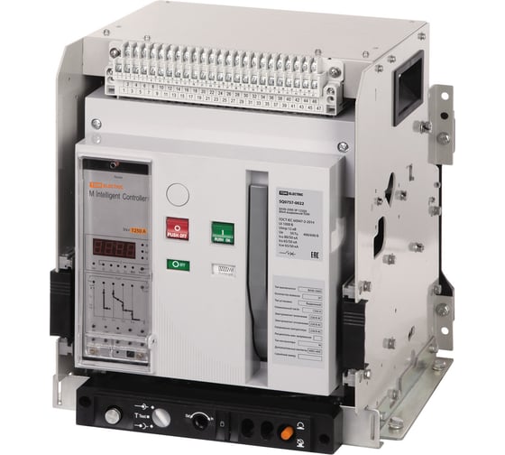 Автоматический выключатель TDM ELECTRIC ВА90-2000 3Р 1250А 80кА выдвижной SQ0757-0022