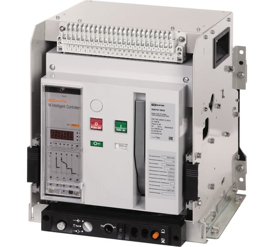 Автоматический выключатель TDM ELECTRIC ВА90-3200 3Р 2000А 100кА выдвижной SQ0757-0025