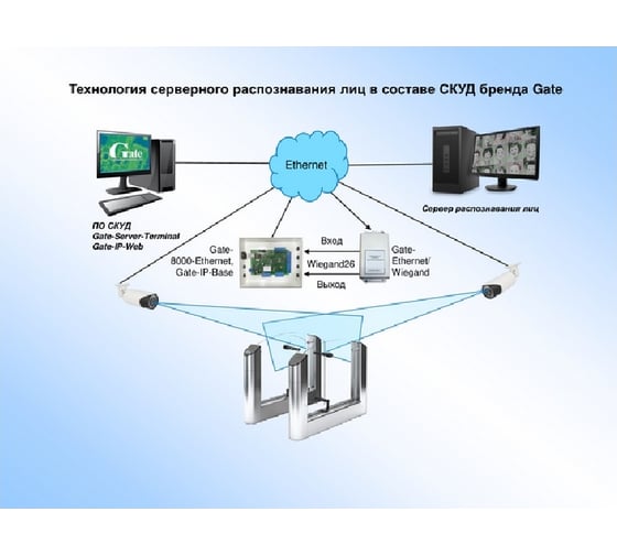 Преобразователь интерфейса Gate -ethernet/wiegand 4008061
