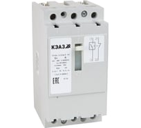 Автоматический выключатель КЭАЗ 31.5А 12Iн АЕ2046М-100 У3 400В AC 104623