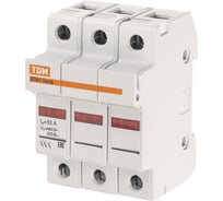 Держатель плавких вставок TDM ELECTRIC ДПВ2 10x38 3П SQ0216-0015