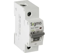 Автоматический выключатель Sigma Elektrik 1P C 80A 10kA, 1 шт 1SL180C