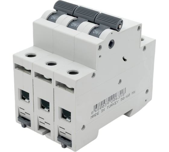 Автоматический выключатель Sigma Elektrik 3P D 16A 10kA, 4 шт 1SMD316D