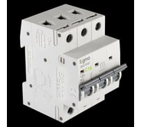 Автоматический выключатель Sigma Elektrik 3P C 16A 6kA, 4 шт 6SM316C