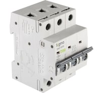 Автоматический выключатель Sigma Elektrik 3P D 50A 6kA, 1 шт 6SM350D