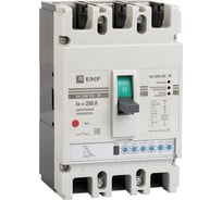 Автоматический выключатель EKF Ва-99м 250/250а 3p 50ка с эл. расцепителем, доп. контактом, расширителями выводов proxima mccb99-250-250me-ax-ocp