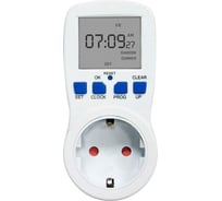 Розетка с таймером FERON TM20 недельная, электронная мощность 3500W/16A 23258