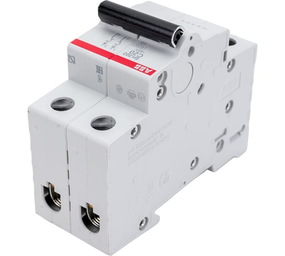Автоматический выключатель ABB 2-полюсной sh202 c 20 2CDS212001R0204
