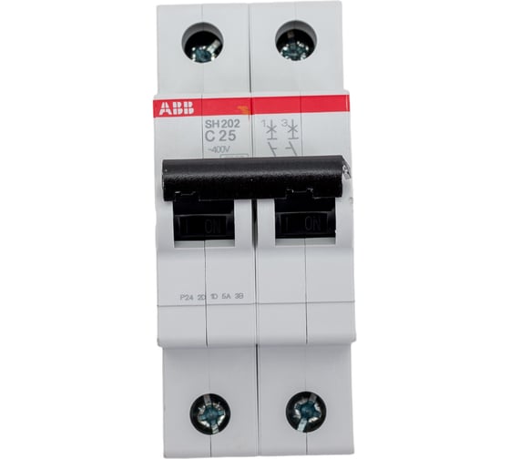 Автоматический выключатель ABB 2-полюсной sh202 c 25 2CDS212001R0254