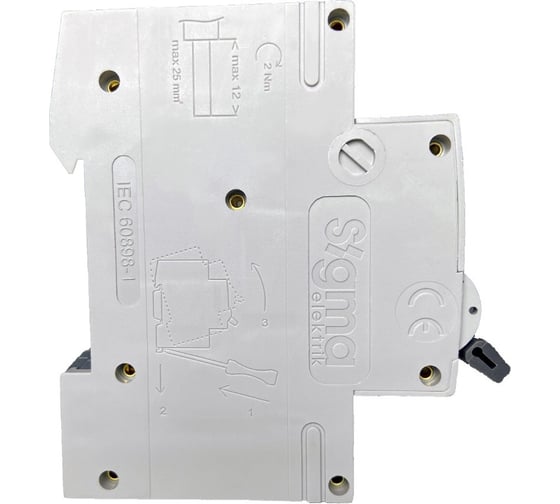 Автоматический выключатель Sigma Elektrik 1P C 4A 6kA 6SM104C
