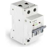 Автоматический выключатель Sigma Elektrik 2P C 20A 6kA 6SM220C