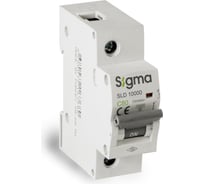 Автоматический выключатель Sigma Elektrik 1P C 80A 10kA 1SL180C
