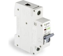 Автоматический выключатель Sigma Elektrik 1P C 40A 6kA 6SM140C