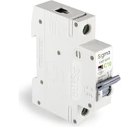 Автоматический выключатель Sigma Elektrik 1P C 10A 6kA 6SM110C