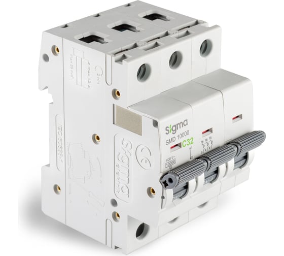 Автоматический выключатель Sigma Elektrik 3P C 32A 10kA 1SMD332C 1