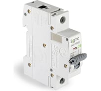 Автоматический выключатель Sigma Elektrik 1P C 6A 10kA 1SMD106C