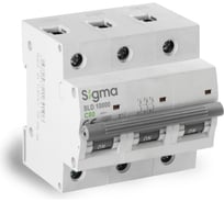 Автоматический выключатель Sigma Elektrik 3P C 80A 10kA 1SL380C