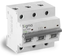 Автоматический выключатель Sigma Elektrik 3P C 125A 10kA 1SL312C