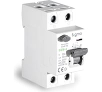 Устройство защитного отключения SIGMA ELEKTRIK 32A 2P 30mA 10kA тип AC SGM2032030