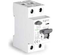 Устройство защитного отключения SIGMA ELEKTRIK 125A 2P 30mA 10kA тип AC SGM2125030