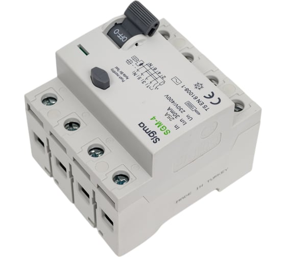Устройство защитного отключения SIGMA ELEKTRIK 25A 4P 30mA 10kA тип AC SGM4025030
