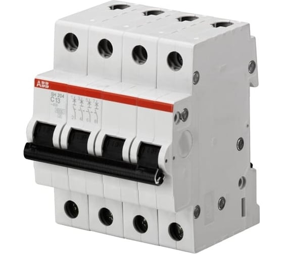 Автоматический выключатель ABB 4-полюсной sh204 c 13 2CDS214001R0134 1