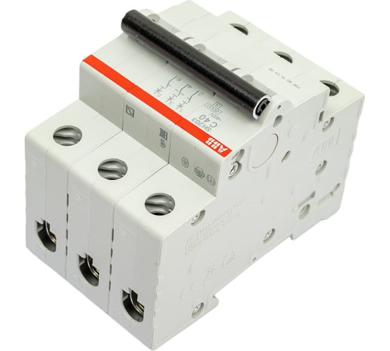 Автоматический выключатель ABB 3-полюсной sh203 c 40 2CDS213001R0404