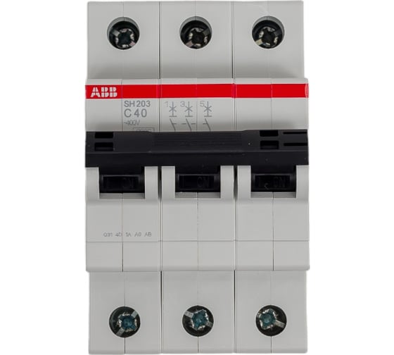 Автоматический выключатель ABB 3-полюсной sh203 c 40 2CDS213001R0404