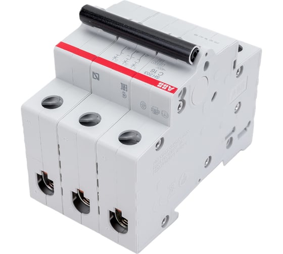 Автоматический выключатель ABB 3-полюсной sh203 c 16 2CDS213001R0164