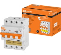 Дифференциальный автомат TDM ELECTRIC ад4p 4р с80 30-100-300ма 6ка тип ас SQ0204-0636