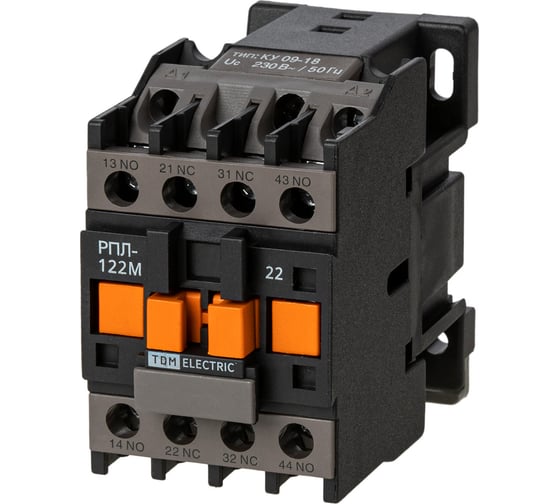 Промежуточное реле Рпл-122м ухл4б, 16а, 230в 50гц, 2но+2нз TDM ELECTRIC SQ0701-0504